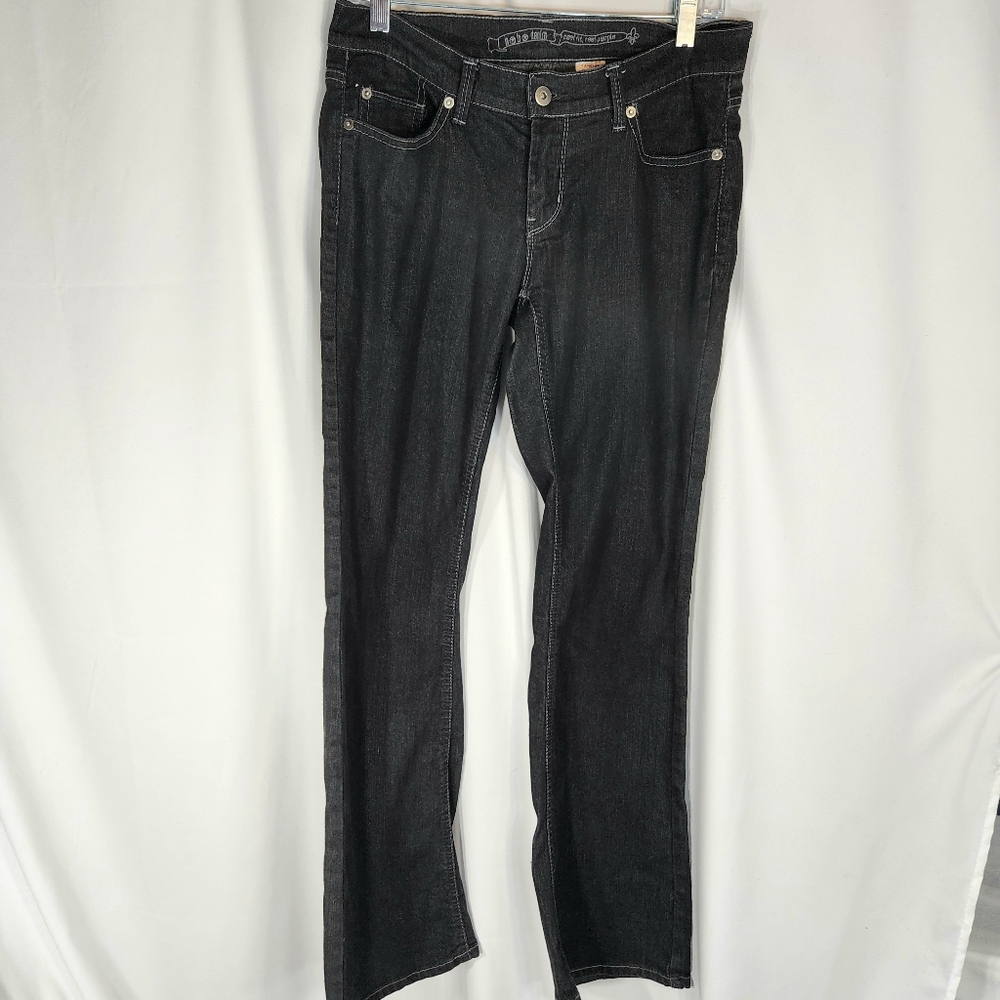 Nobo Real Fit Real People Black Boot Cut Jeans Size 7 Average